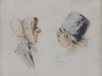 Pierre LETUAIRE (1798-1885)

Deux caricatures

Plume,...
