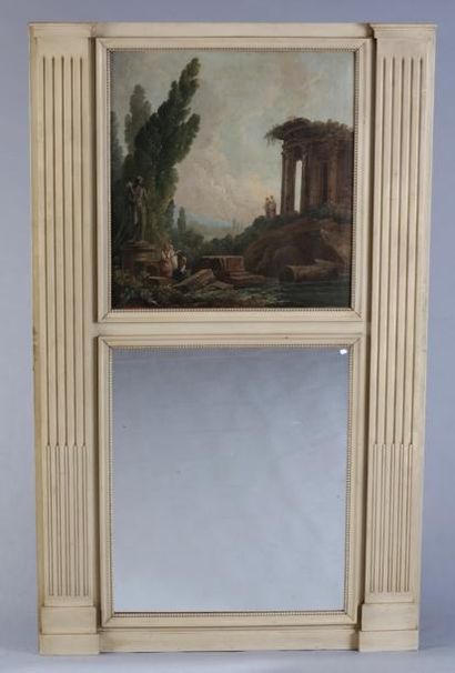 GLACE DE BOISERIE de Style Louis XVI - Vers...