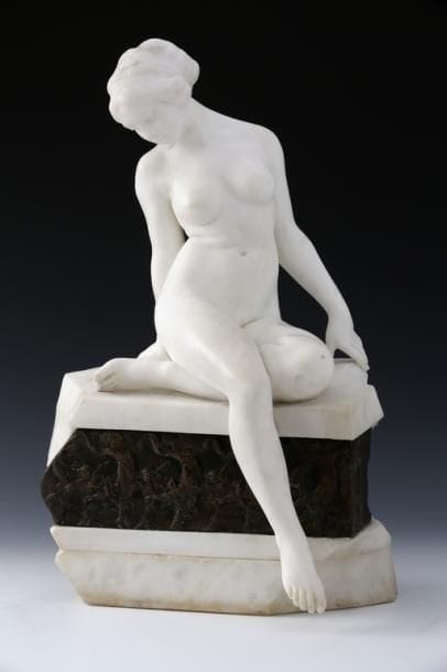 P.E. FIASCHI (XIX-XXème Siècle)

Nu féminin

Marbre...