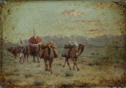 Jean-Baptiste Paul LAZERGES (1845-1902)

Caravane

Huile...