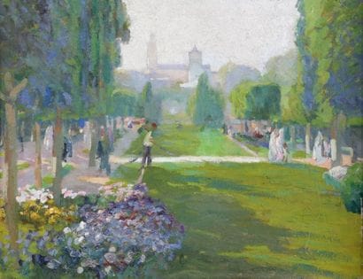 Elie Anatole PAVIL (1873-1948)

Vue du jardin...