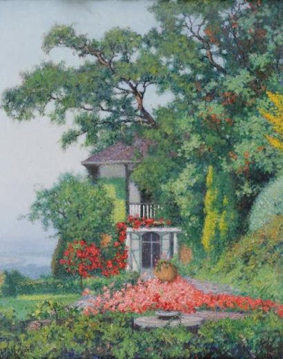 Raymond THIBESART (1874-1968)

Jardins fleuris

Deux...