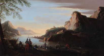 ECOLE ITALIENNE du XIXème Siècle, dans le...