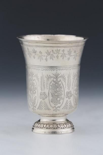 TIMBALE EN ARGENT de la Fin du XVIIIème Siècle...