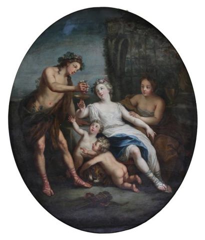 ECOLE FRANCAISE du XVIIIème Siècle, Entourage...