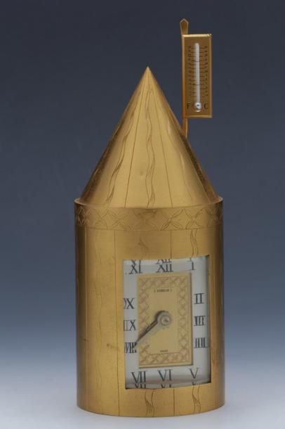 GUBELIN - PENDULETTE formant THERMOMETRE...