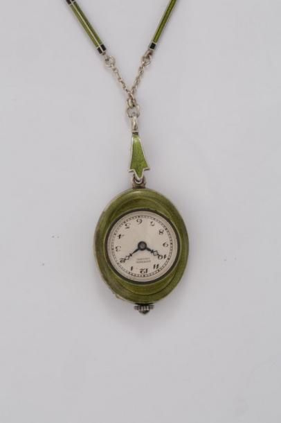 A L'EMERAUDE - LAUSANNE - MONTRE PENDENTIF...