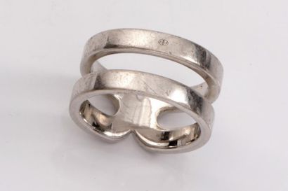DINH VAN - BAGUE en argent 

Monture lisse...