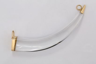 CHRISTOFFEL - GRAND PENDENTIF en cristal...