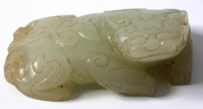 CHINE Style Ming

Sujet en jade céladon représentant...