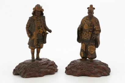 JAPON vers 1900

Deux okimono en bronze de...