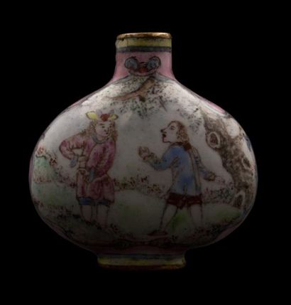 CHINE XIXème Siècle

Flacon tabatière de...
