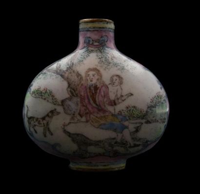 CHINE XIXème Siècle

Flacon tabatière de...