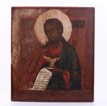 Grande icône de Saint Jean le Baptiste.

Tempera...