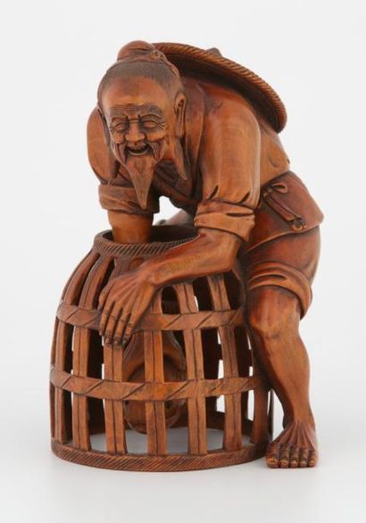 CHINE XXème Siècle

SUJET en boxwood sculpté...