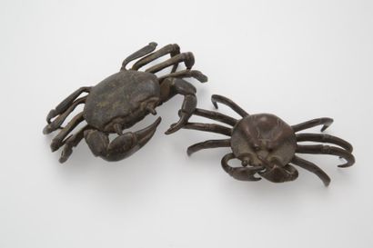 JAPON XIXème Siècle

DEUX CRABES en fonte...