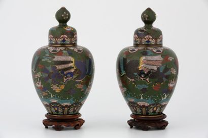 JAPON Début du XXème Siècle

PAIRE DE VASES...