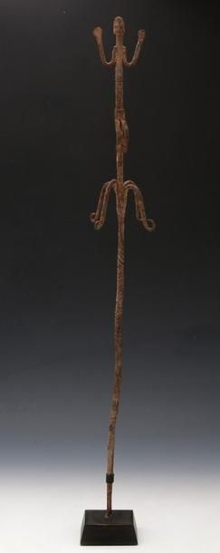 DOGON MALI - Piquet de divination en fer...