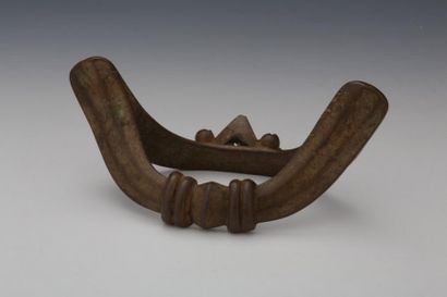 SENOUFO COTE D'IVOIRE - Chevillère en bronze...
