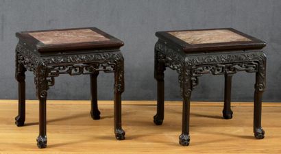 CHINE Dynastie Qing (1644-1912), XIXème Siècle

PAIRE...