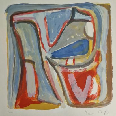 Bram VAN VELDE (1895-1981)
Composition
LITHOGRAPHIE
Signée...