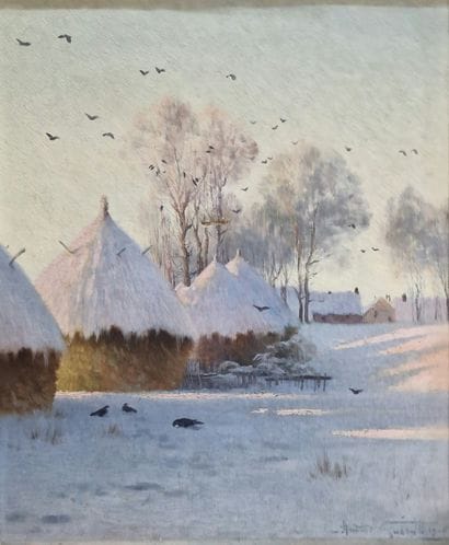 Armand GUERY (1850-1912)
Matin d'hiver à...