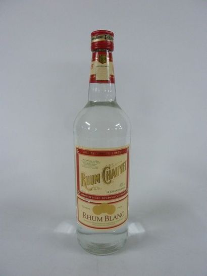 6 BOUTEILLES (100 cl) Rhum blanc CHAUVET...