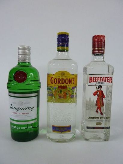 12 BOUTEILLES Gin comprenant :

- 9 bouteilles...