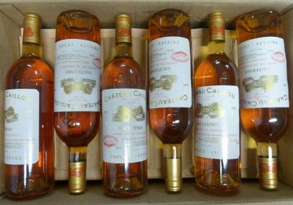 2/ 12 BOUTEILLES Château Caillou

Sauternes...