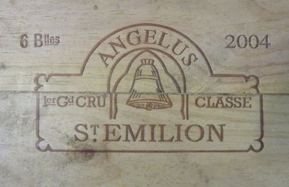 18/ 6 BOUTEILLES Château Angélus 

Saint-Emilion...