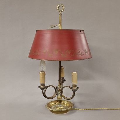 LAMPE BOUILLOTTE A TROIS LUMIERES de Style...