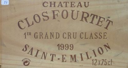 27/ 12 BOUTEILLES Château Clos Fourtet

Saint-Emilion...