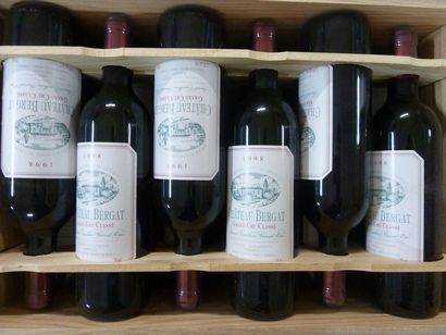 30/ 12 BOUTEILLES Château Bergat 

Saint-Emilion...