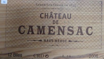 32/ 12 BOUTEILLES Château De Camensac 

Haut-Médoc...