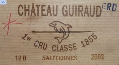 33/ 12 BOUTEILLES Château Guiraud

Sauternes...