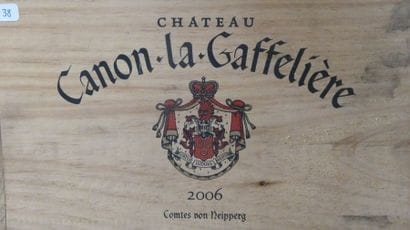 38/ 12 BOUTEILLES Château Canon La Gaffelière...