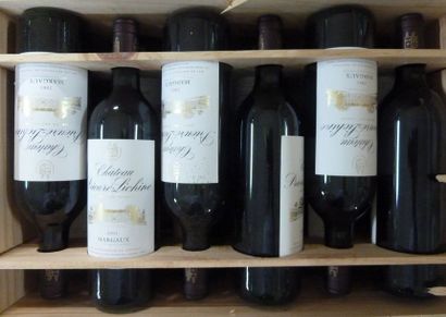 40/ 12 BOUTEILLES Château Prieuré Lichine...