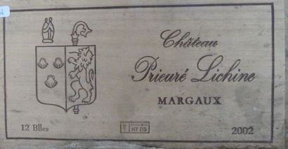 44/ 12 BOUTEILLES Château Prieuré Lichine...
