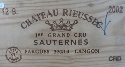 45/ 12 BOUTEILLES Château Rieussec

Sauternes...