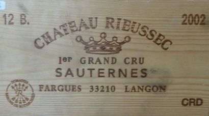 46/ 12 BOUTEILLES Château Rieussec 

Sauternes...
