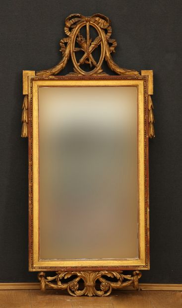MIROIR D'ENTRE-DEUX de Style Louis XVI -...