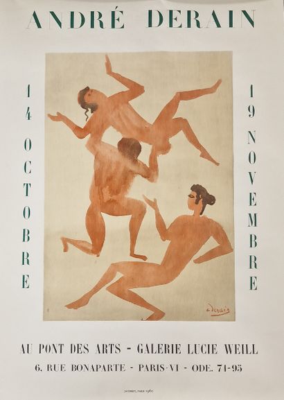 AFFICHE Au Pont des Arts, Galerie Lucie WEILL
Exposition...