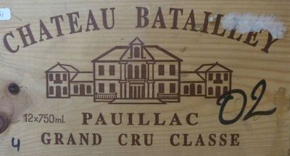 51/ 12 BOUTEILLES Château Batailley 

Pauillac...