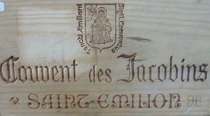 52/ 12 BOUTEILLES Couvent des Jacobins 

Saint-Emilion

1996

Bon...
