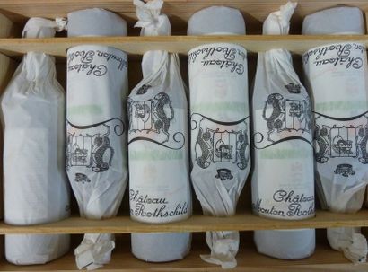 53/ 6 BOUTEILLES Château Mouton Rothschild...