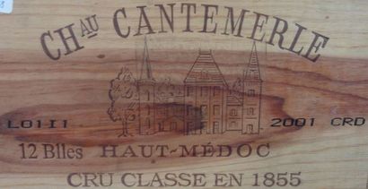 58/ 12 BOUTEILLES Château Cantemerle 

Haut-Médoc...