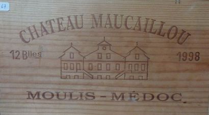 67/ 12 BOUTEILLES Château Maucaillou

Moulis-Médoc...