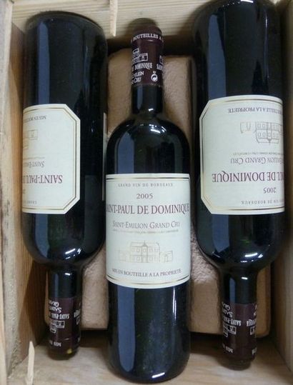 6 BOUTEILLES Saint-Paul de Dominique 

Saint-Emilion...