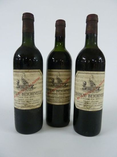 3 BOUTEILLES Château Beychevelle 

Saint-Julien...