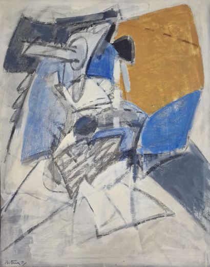 Albert BITRAN (1929-2018)
Paysage d'ocre...